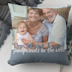 Most Loved Grandparents in the World 2 Photo Cushion