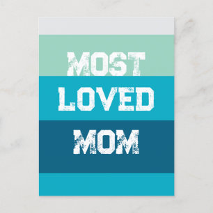 Most Loved Mum Postcard