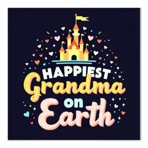 Most Magical Grandma, Fantasy Castle Photo Print