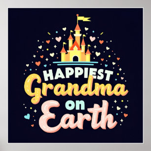 Most Magical Grandma, Fantasy Castle  Poster