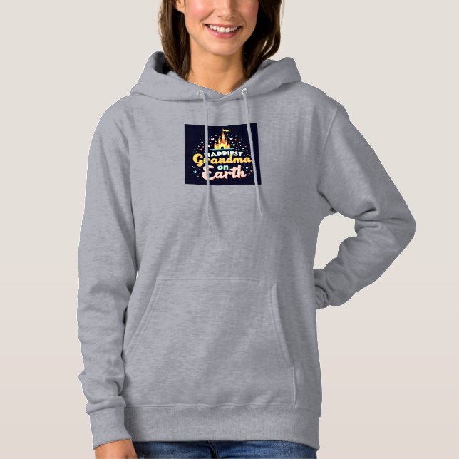 Most Magical Grandma, Fantasy Castle - t-shirt Hoodie (Front)
