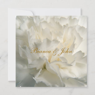 Most Popular and Elegant  White Wedding Invitation