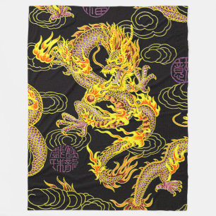 Most Popular Chinese Dragon Neo Art Fleece Blanket