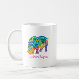 Most Popular I Love HIPPOS Coffee Mug