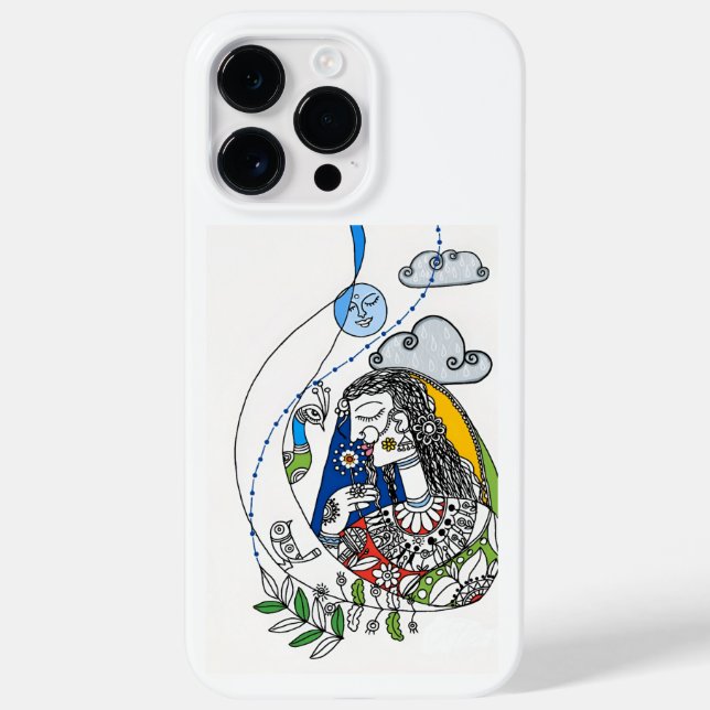Most popular Indian madhubani painting 🎨 Case-Mate iPhone Case (Back)