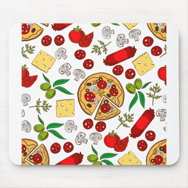 Most Popular Italian Foods & Dishes, Risotto , Piz Mouse Pad (Front)