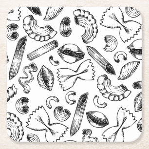 Most Popular Italian Foods & Dishes, Risotto , Piz Square Paper Coaster
