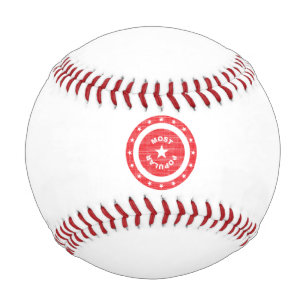 Most Popular Red Rubber Ink Stamp Baseball
