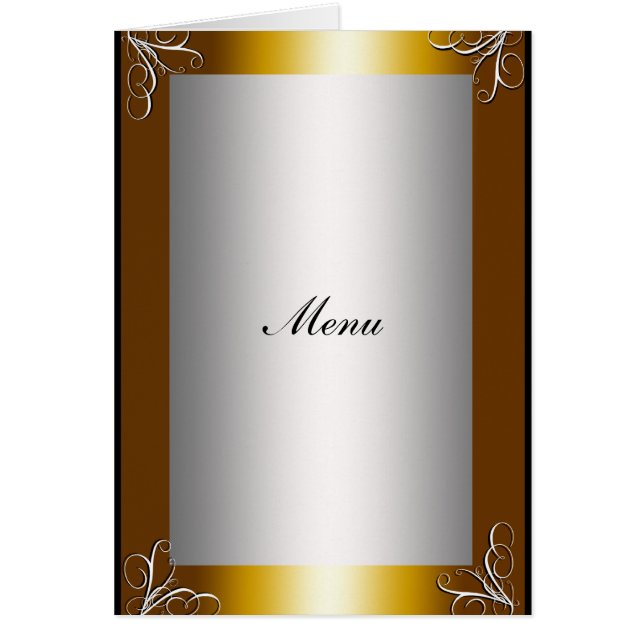 Most Popular Wedding Menu (Front)