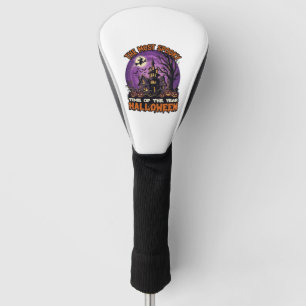 Most Spooky Halloween Haunted House Witch Pumpkins Golf Head Cover