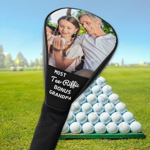 Most Tee-Riffic BONUS GRANDPA Custom Golfer Photo Golf Head Cover