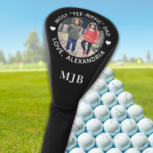 Most TEE RIFFIC Dad - Custom Photo Club Driver Golf Head Cover