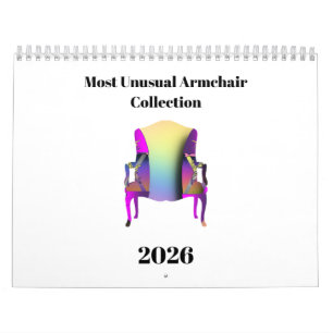 Most Unusual Armchair Collection Fun Calendar