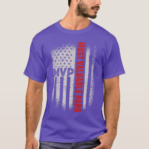 Most Valuable Papa Dad Fathers Day (5) T-Shirt