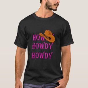 most vintage stunning white simple howdy rodeo st T-Shirt