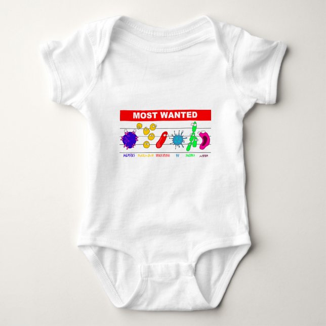 Most Wanted Baby Bodysuit (Front)