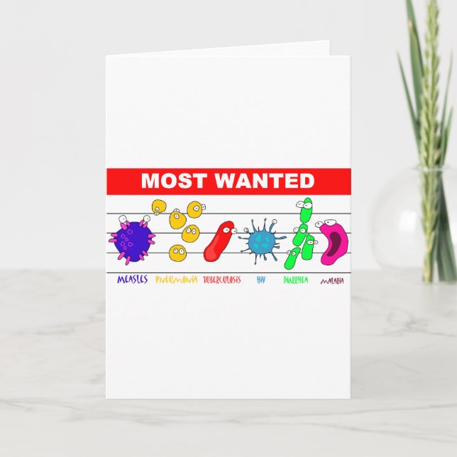 Most Wanted Card (Front)