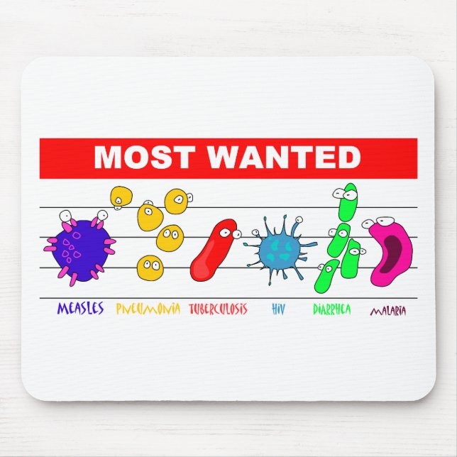 Most Wanted Mouse Pad (Front)