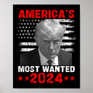 Most Wanted Trump 2024  Poster