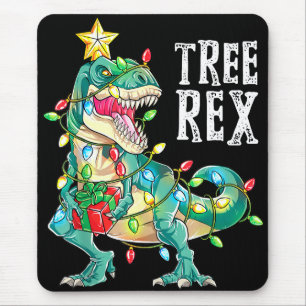 Most Wonderful Christmas Co Dinosaur Christmas Mouse Pad