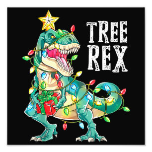 Most Wonderful Christmas Co Dinosaur Christmas Photo Print