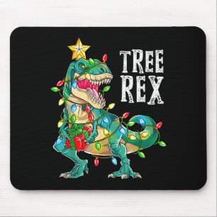 Most Wonderful Christmas Co Dinosaur Christmas Tre Mouse Pad