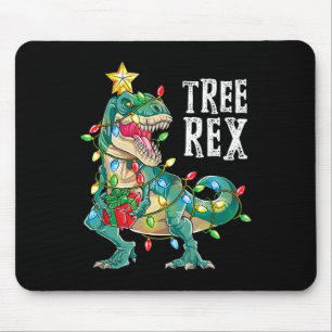 Most Wonderful Christmas Co Dinosaur Christmas Tre Mouse Pad