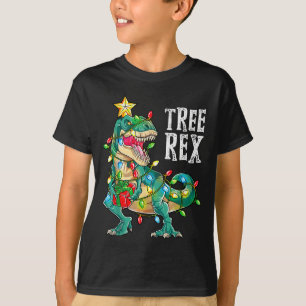 Most Wonderful Christmas Co Dinosaur Christmas Tre T-Shirt