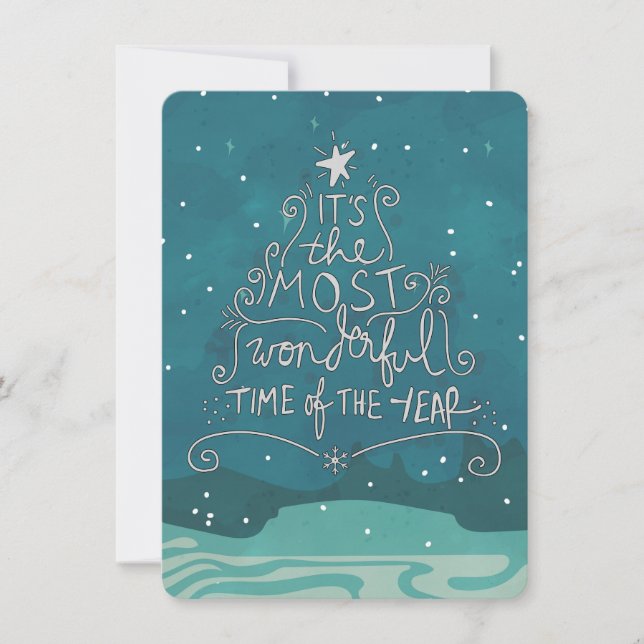 Most Wonderful Time Customisable Invitation (Front)