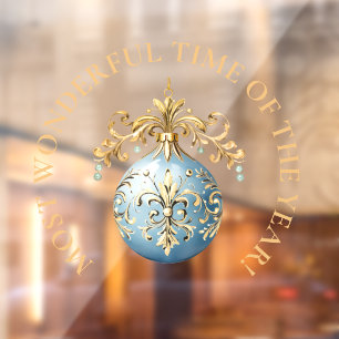 Most Wonderful Time, Elaborate Blue Ornament