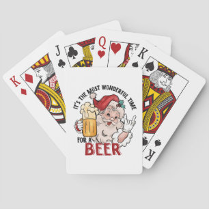 Most Wonderful Time for a Beer Playing Cards