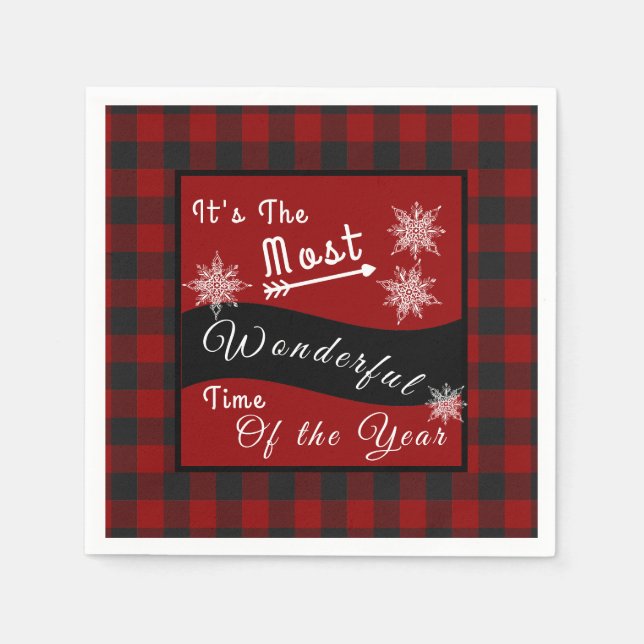 Most Wonderful time  Napkin (Front)