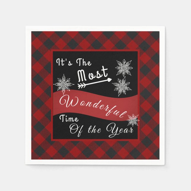 Most Wonderful time   Napkin (Front)