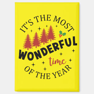 Most Wonderful Time of The Year Christmas-69991 Magnet