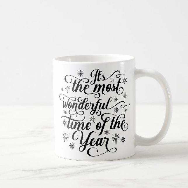 Most Wonderful Time of the Year Christmas Gift Mug (Right)