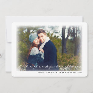 Most Wonderful Time of the Year Photo Holiday Card