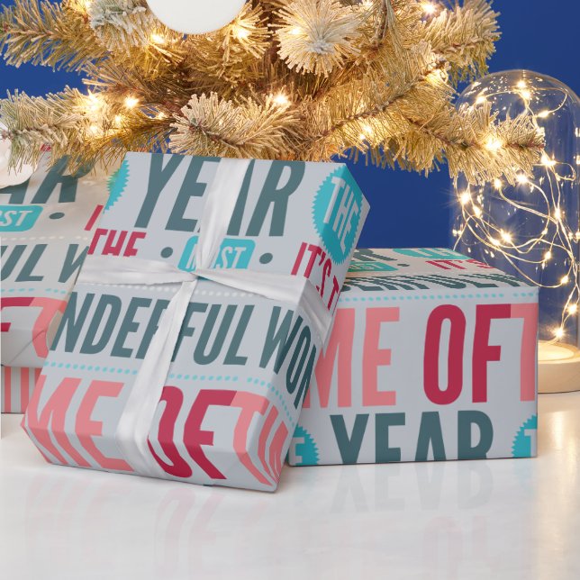 Most Wonderful Time of Year Holiday Wrapping Paper (Holidays)