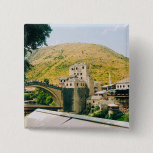 Mostar - Bosnia and herzegovina 15 Cm Square Badge
