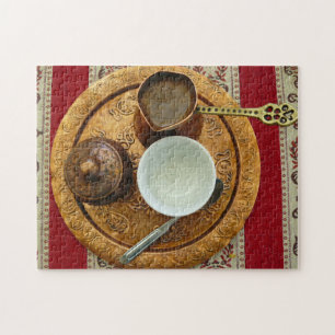 Mostar Bosnian coffee set puzzle