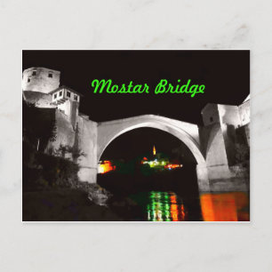 Mostar Bridge Postcard