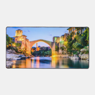 Mostar from Bosnia Herzegovina Desk Mat