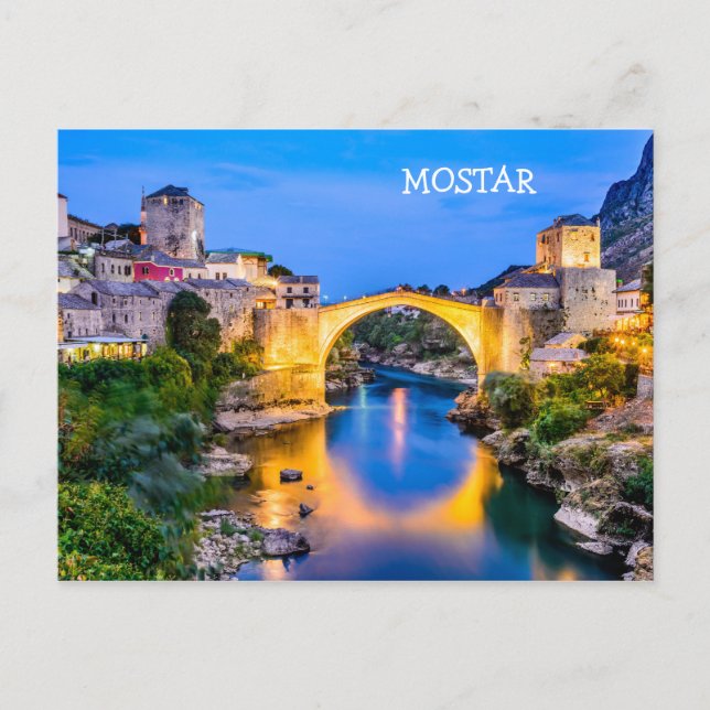 Mostar Postcard (Front)