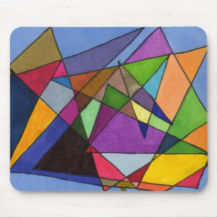 "Mostly Acutes" Abstract Design Mousepad