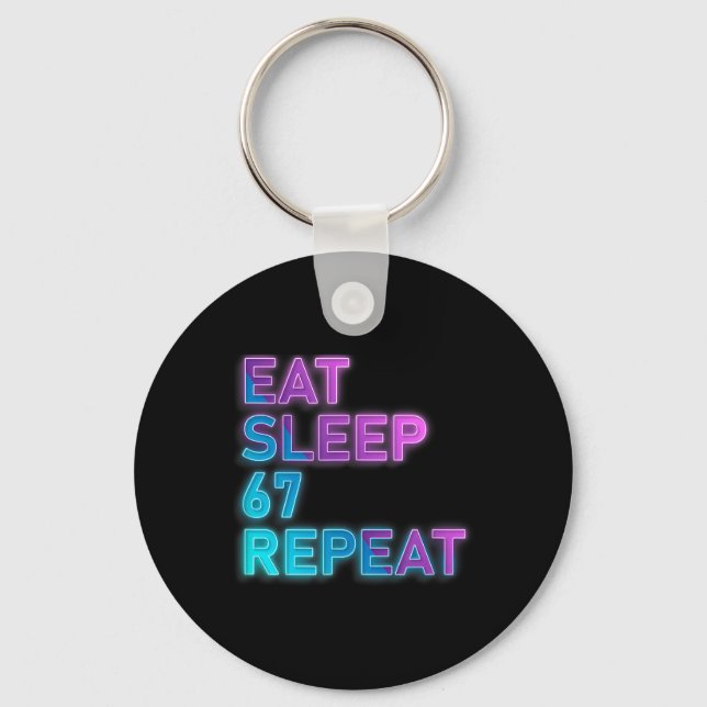 Mostly D Decisions California Spring Break  Key Ring (Front)