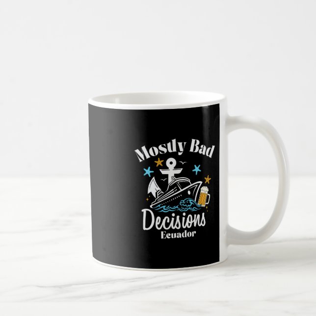 Mostly D Decisions Ecuador Spring Break  Coffee Mug (Right)