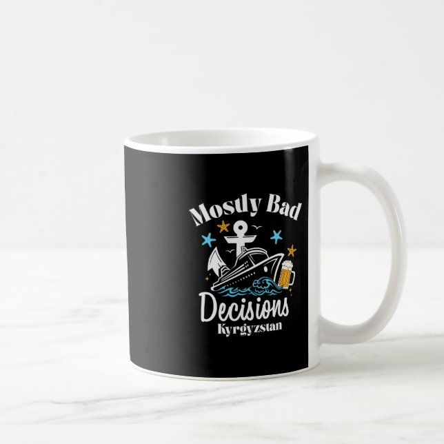Mostly D Decisions Kyrgyzstan Spring Break  Coffee Mug (Right)