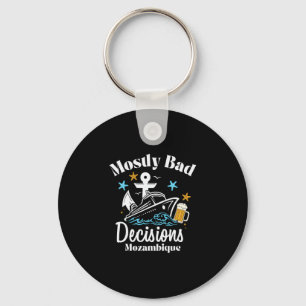 Mostly D Decisions Mozambique Spring Break Key Ring