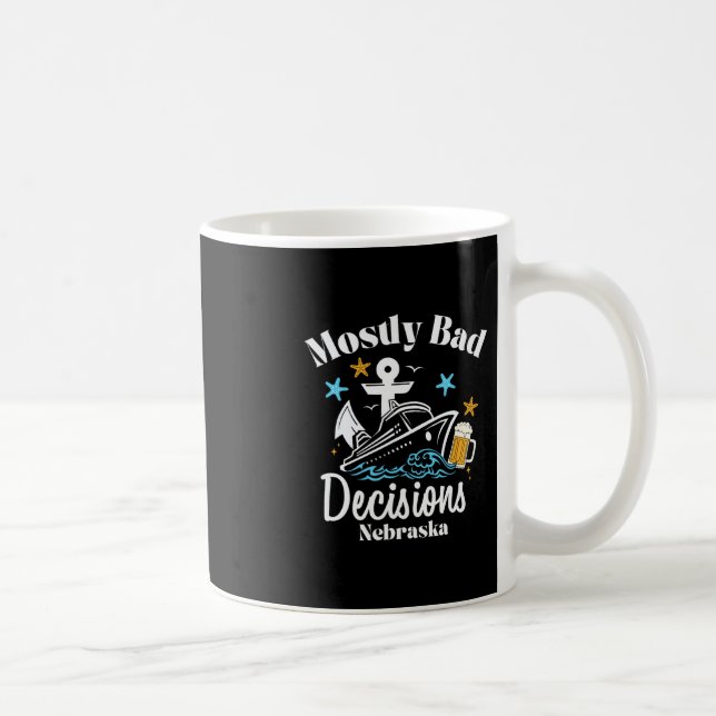 Mostly D Decisions Nebraska Spring Break  Coffee Mug (Right)