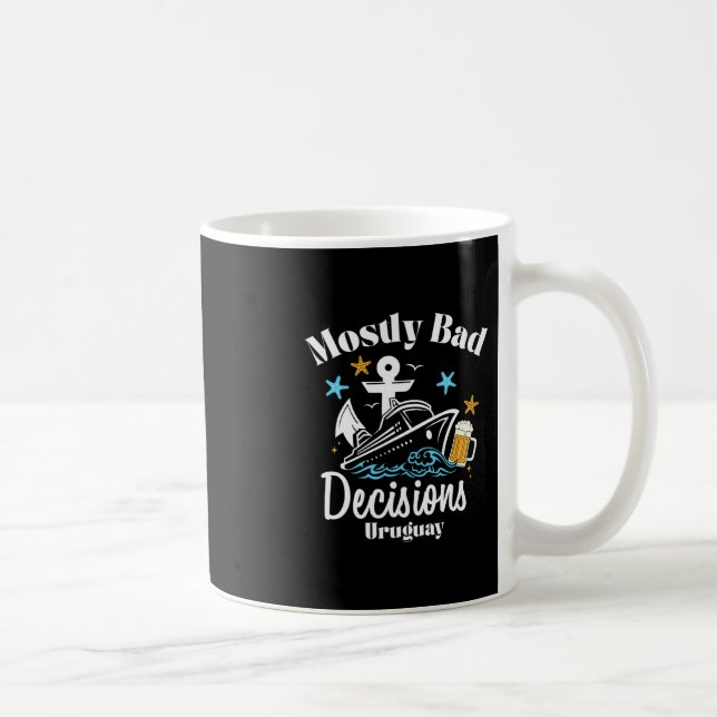 Mostly D Decisions Uruguay Spring Break  Coffee Mug (Right)