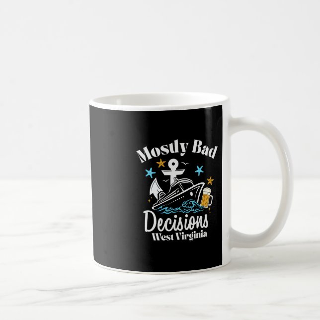 Mostly D Decisions West Virginia Spring Break  Coffee Mug (Right)